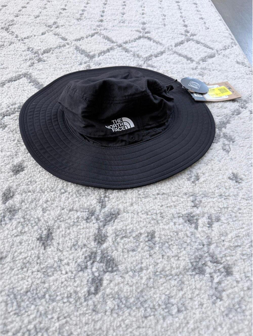 The North Face UPF 40+ Wide Brim Sun Hat Black NWT Outdoor Hiking hat